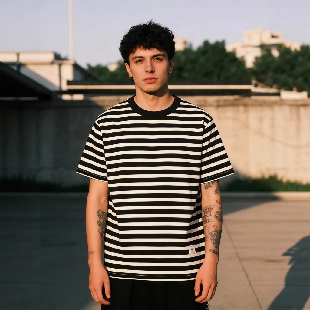 Timeless Men's Vintage Stripe Short-Sleeve T-Shirt