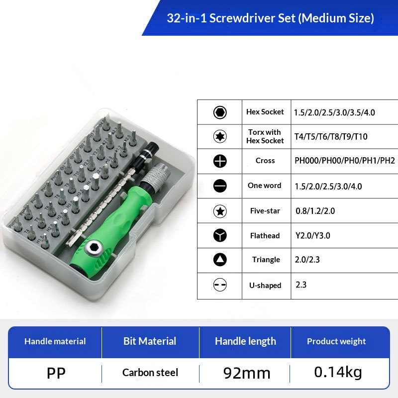 32-in-1 Precision Screwdriver Set - Ultimate Repair Tool for Home