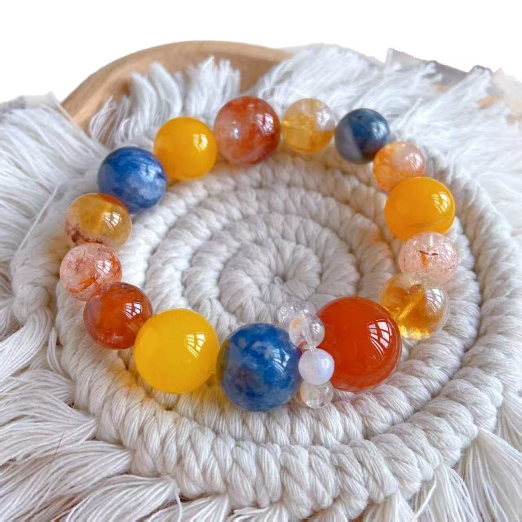 Vibrant Crystal Agate Bracelet – Elevate Your Style