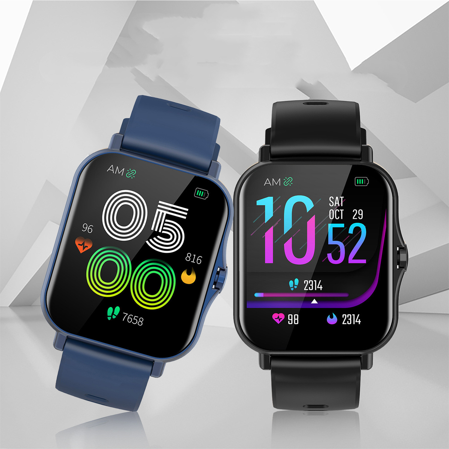 Advanced Bluetooth Smart Watch for Heart Rate & Blood Pressure Monitoring - Image 2