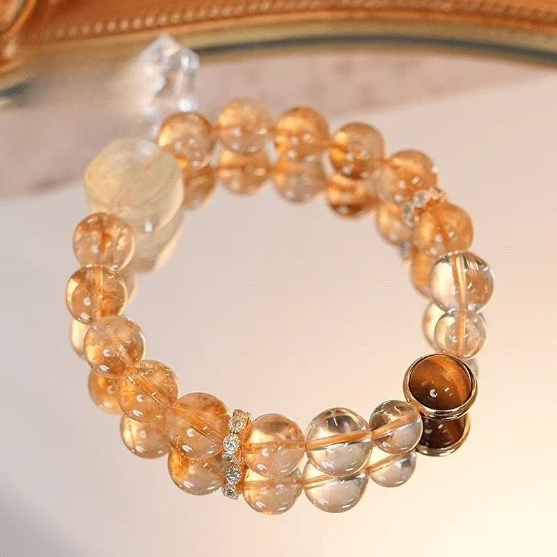 Radiant Citrine Transshipment Bracelet for Positive Energy