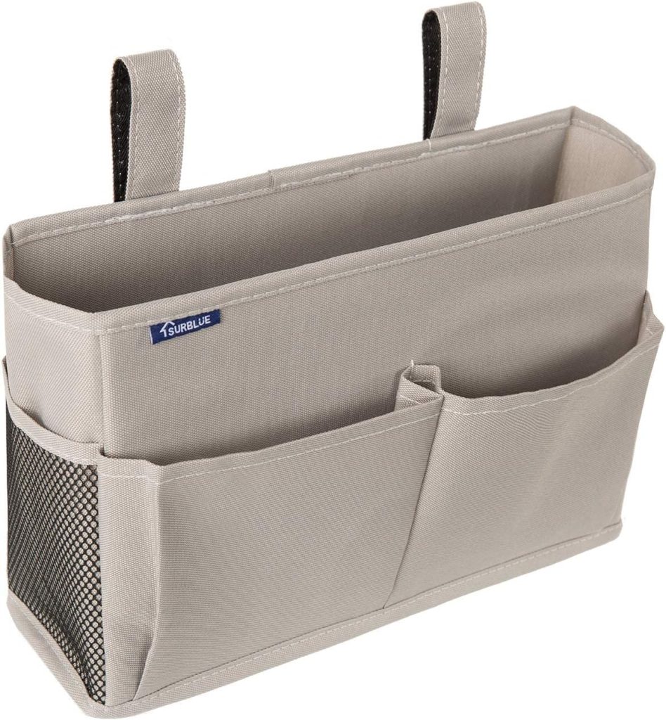 Versatile Bedside Caddy Organizer - 4 Pocket Storage Solution