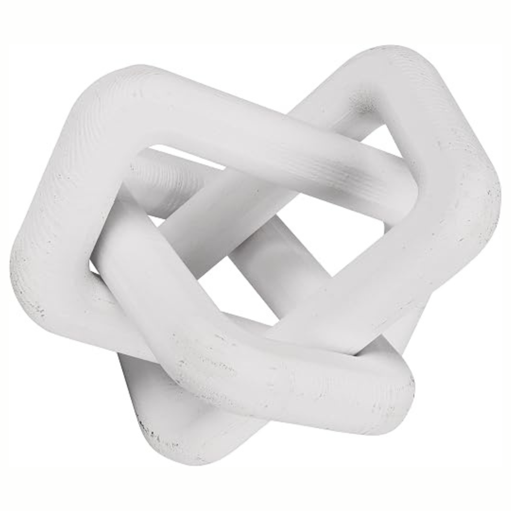 Rustic Handmade Wooden Knot Chain Link Decor for Your Home
