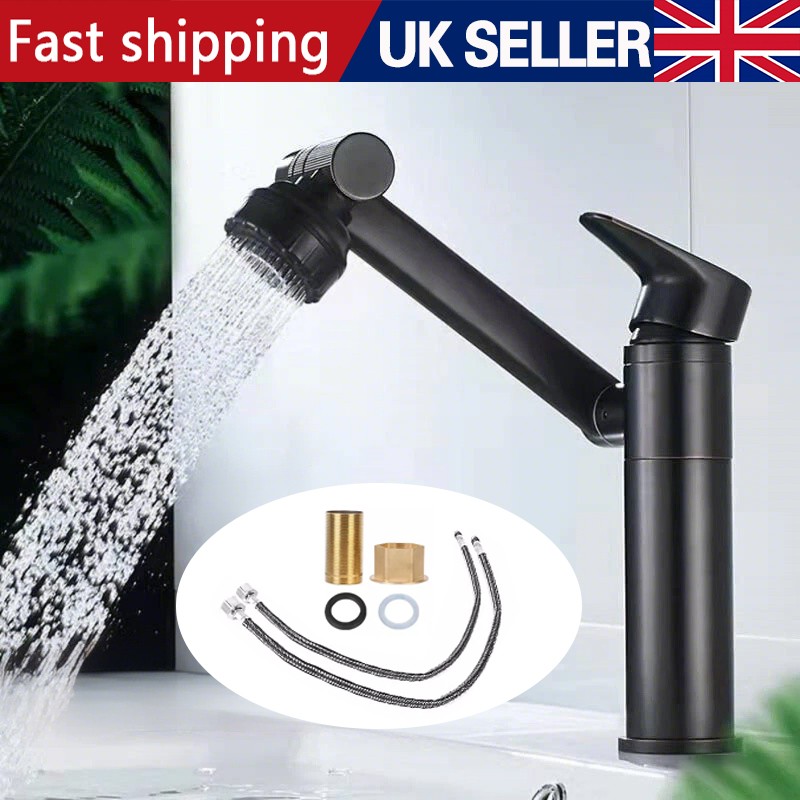 Multifunctional 1080° Rotatable Bathroom Sink Tap Mixer