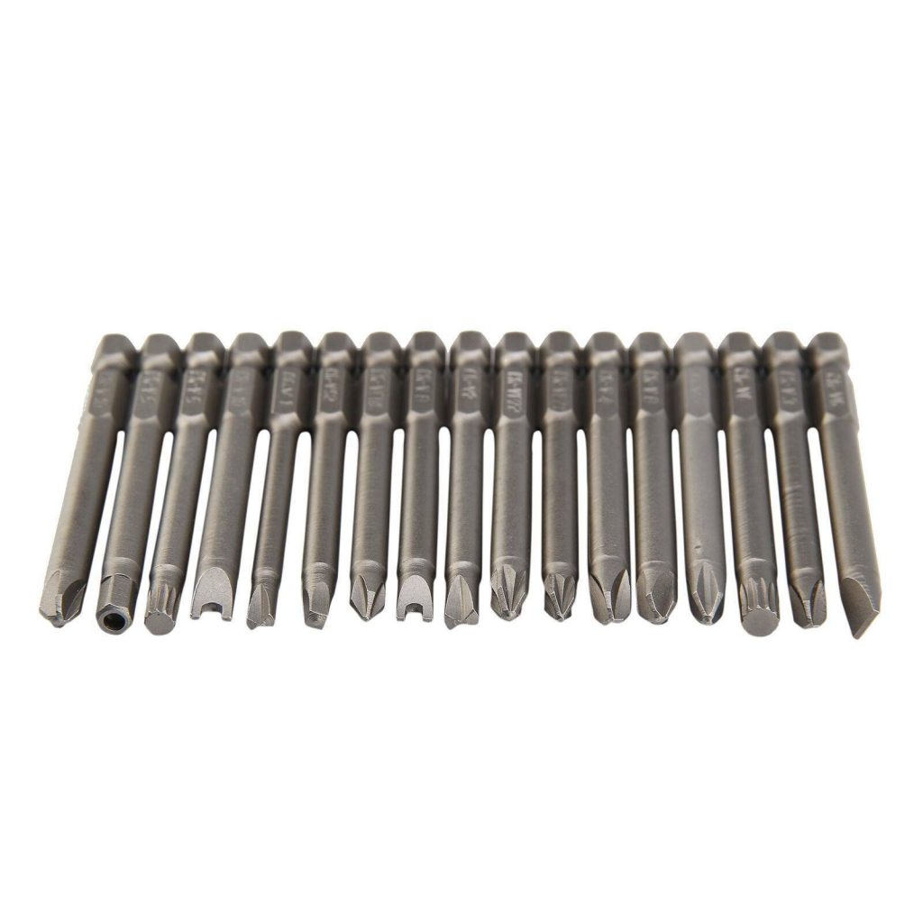 Ultimate 50-Piece Screwdriver Bit Set - 75mm Long Safety Screws