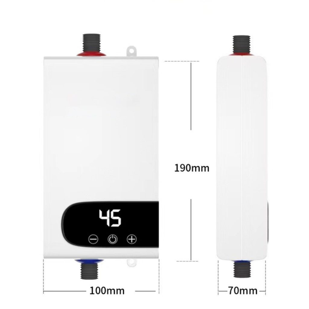 Instant Hot Water Heater for Kitchen & Bathroom – 5500W Tankless