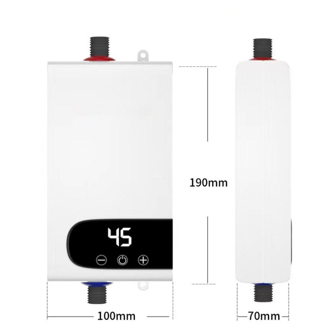 Instant Hot Water Heater for Kitchen & Bathroom – 5500W Tankless