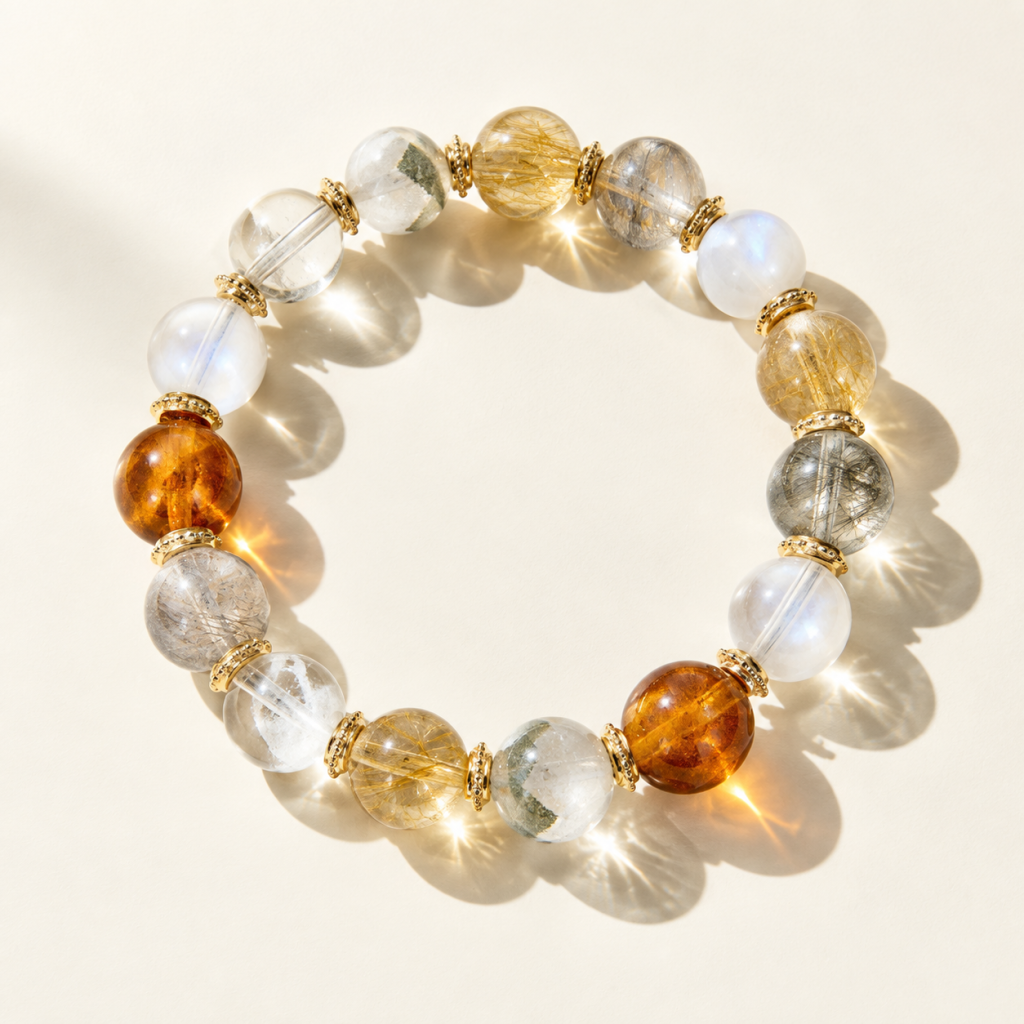 Sparkling Metal Crystal Bracelet - Elevate Your Style