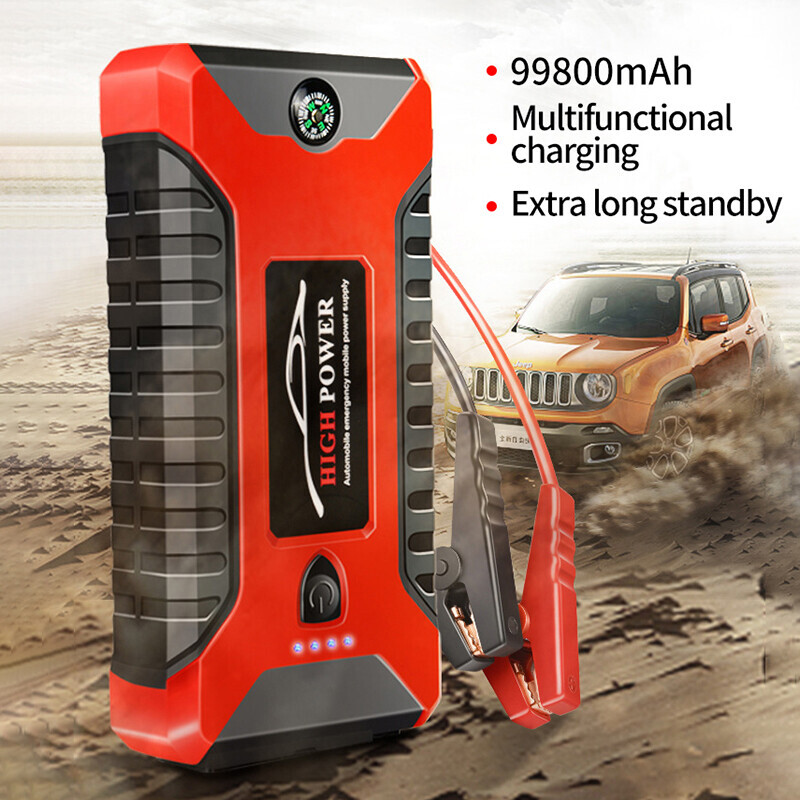 Ultimate 99800mAh 12V Jump Starter & Power Bank for Emergencies