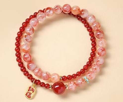 Stunning Natural Agate Crystal Bracelet for Energy & Balance