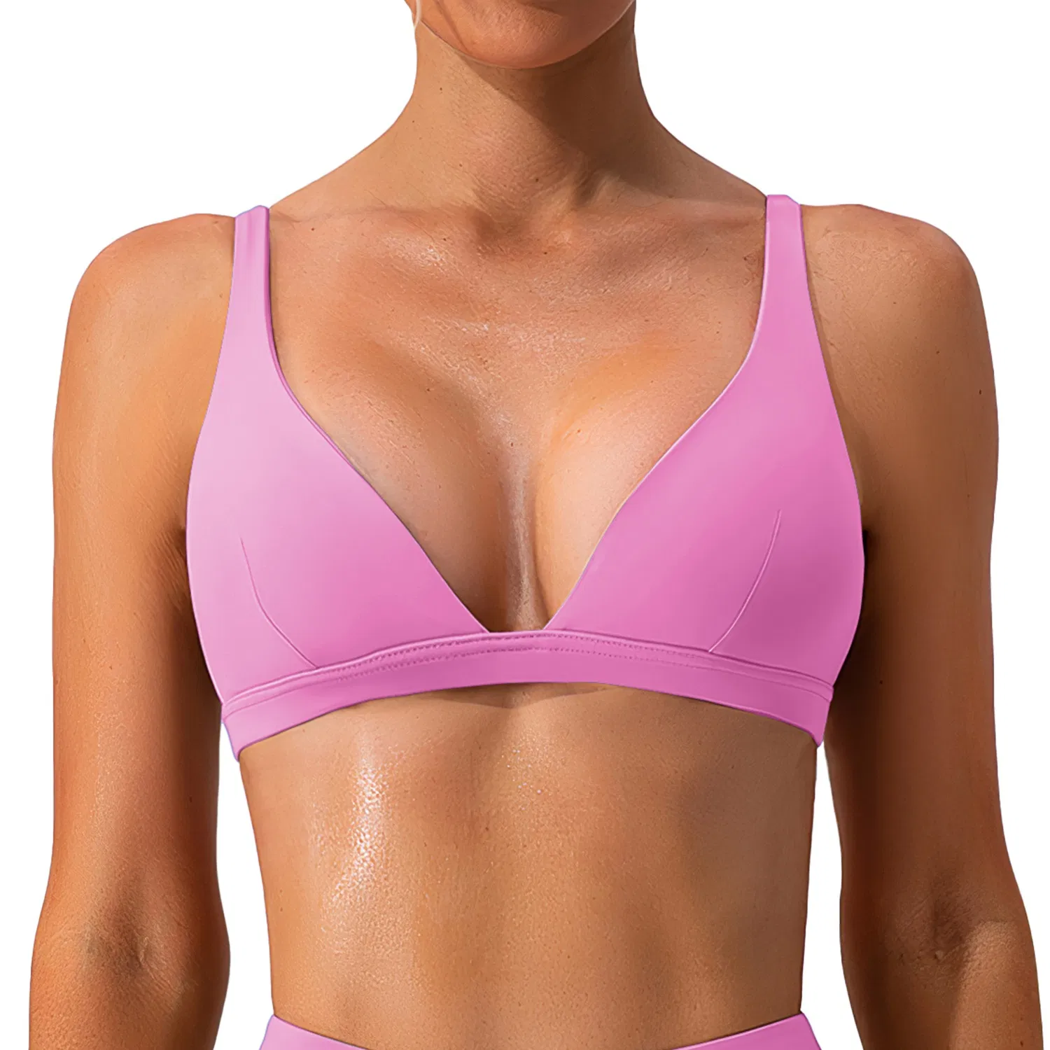 Stylish Deep V-Neck Sports Bras for Ultimate Comfort & Support