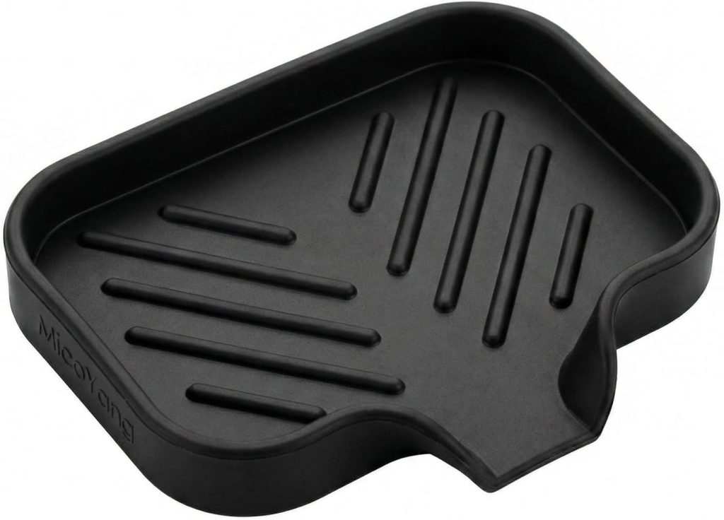 Self-Draining Silicone Soap Dish - Stylish and Functional Sink Organizer