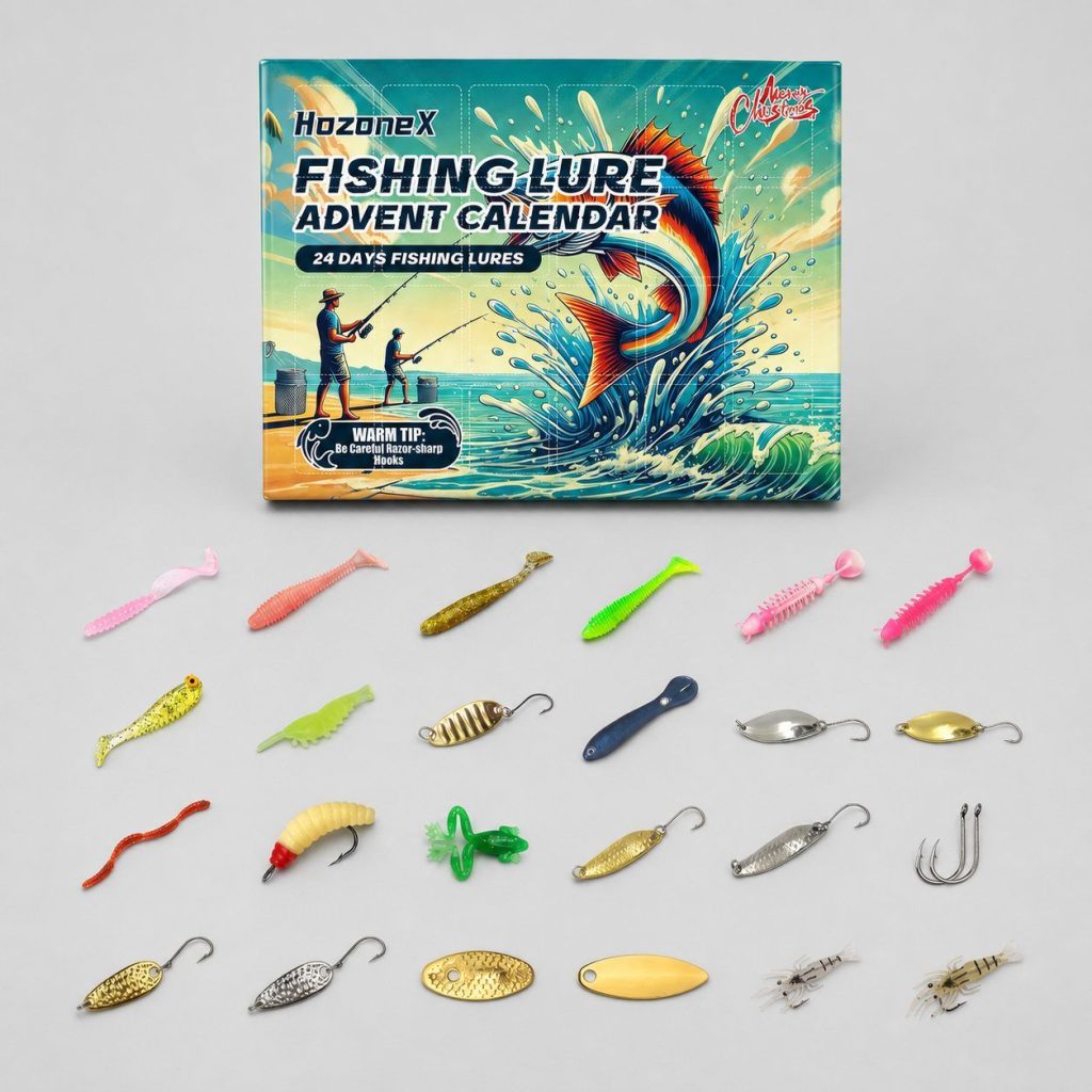 HozoneX Fishing Lure Advent Calendar - 24 Premium Lures