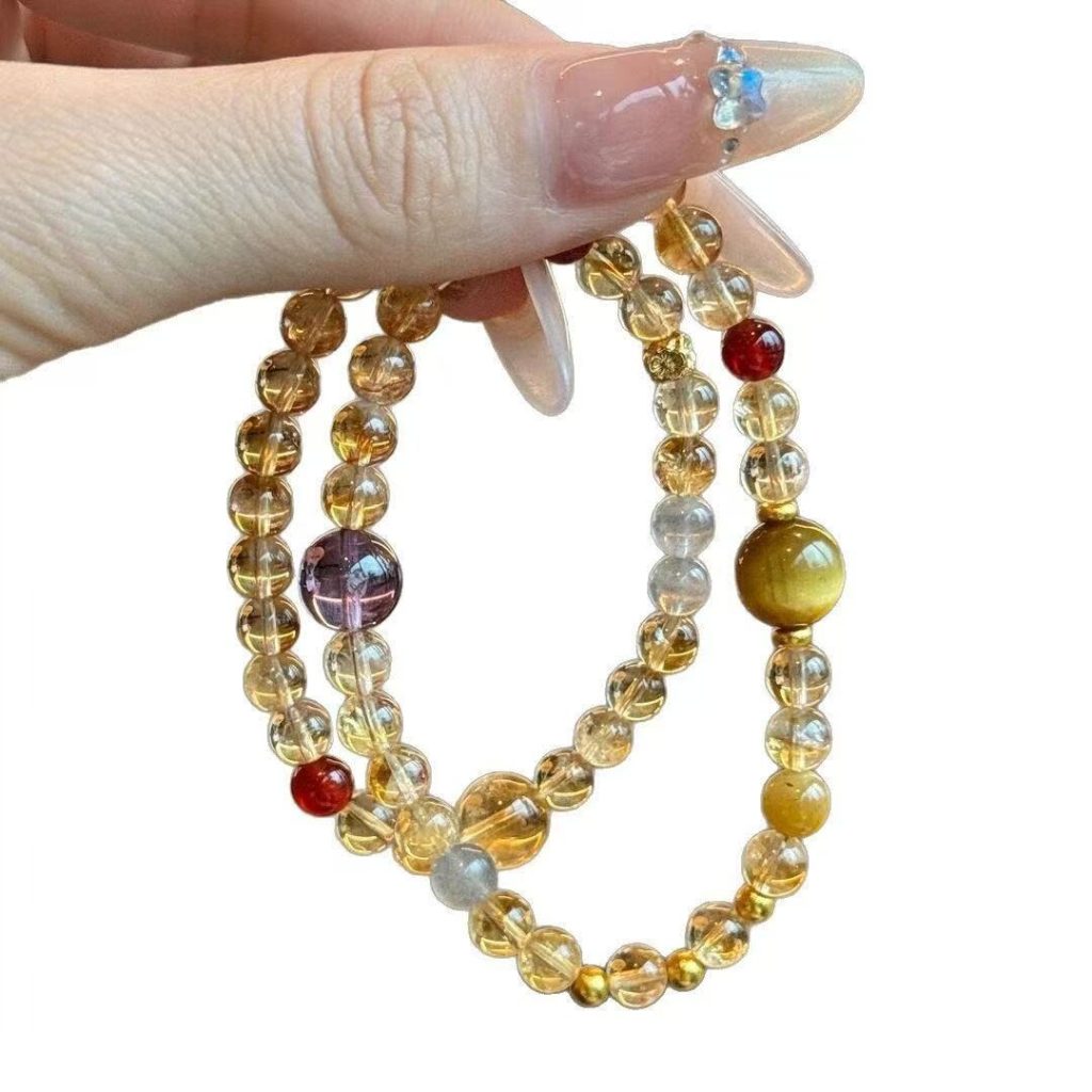 Stunning Natural Crystal Bracelet for Positive Energy & Style