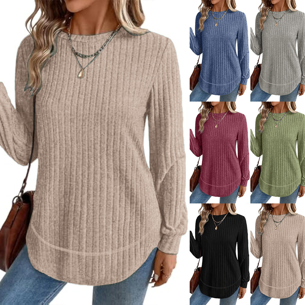 Luxe Brushed Ribbed T-Shirt: Effortless Style & Comfort