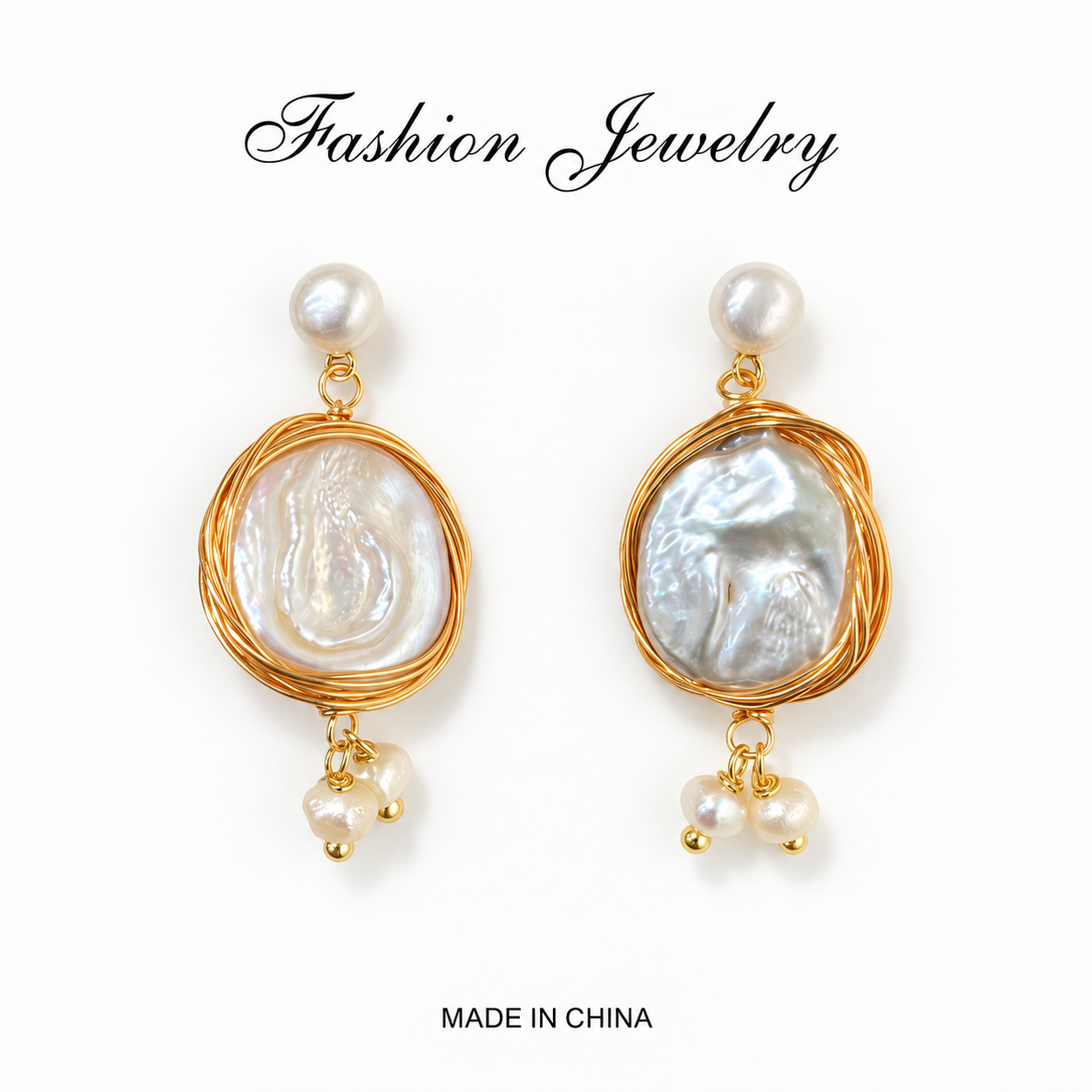 Elegant Pearl Earrings - Timeless Sophistication for Any Occasion