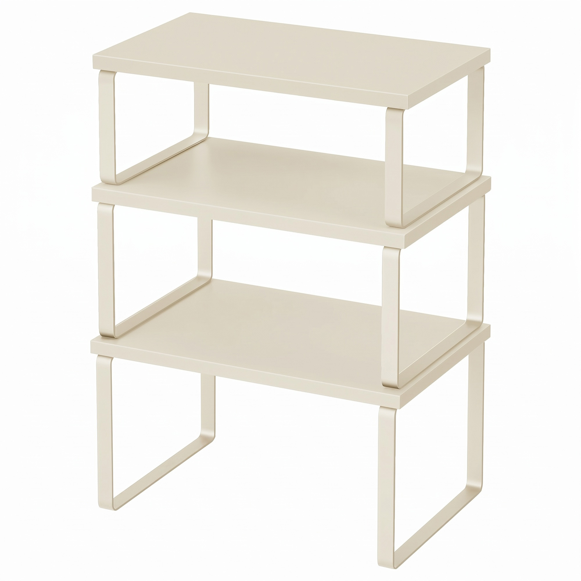 Stackable Cabinet Organizer Shelf Set - 3-Tier Spice Rack