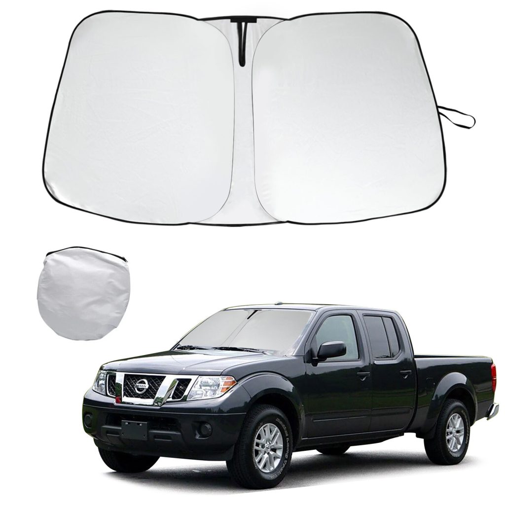 Windshield Sun Shade Foldable UV Block Cover Visor For N Issan Frontier 2006-2021