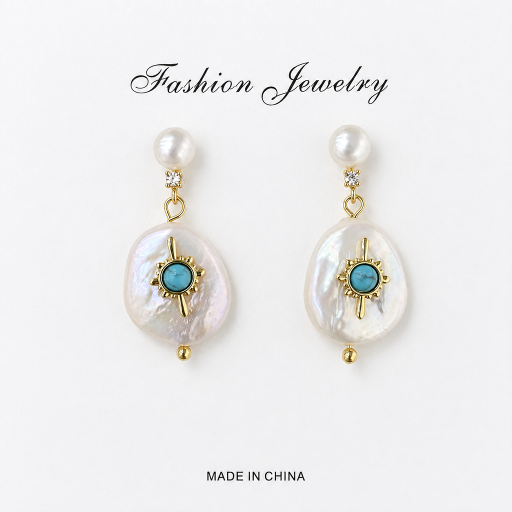 Elegant Freshwater Pearl Earrings - Timeless Beauty for Any Occasion