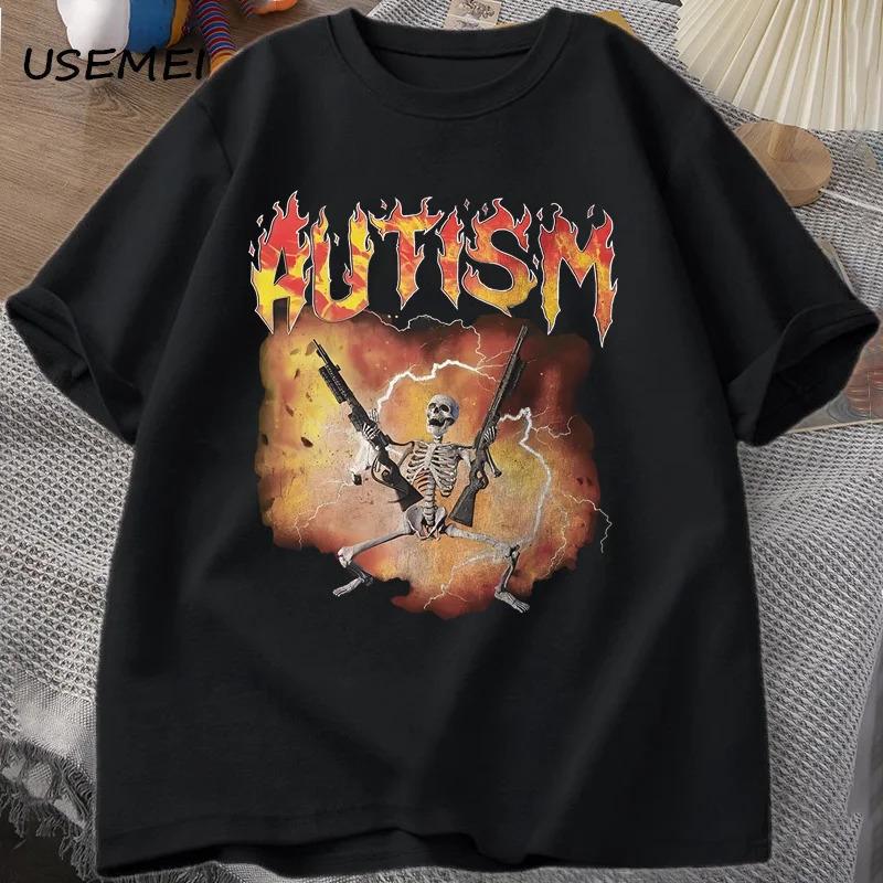 Hilarious Skeleton Tee for Men with Autism - Unique & Fun Design