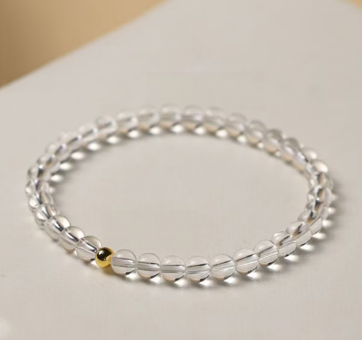 Elegant White Crystal Bracelet - Timeless Luxury Accessory