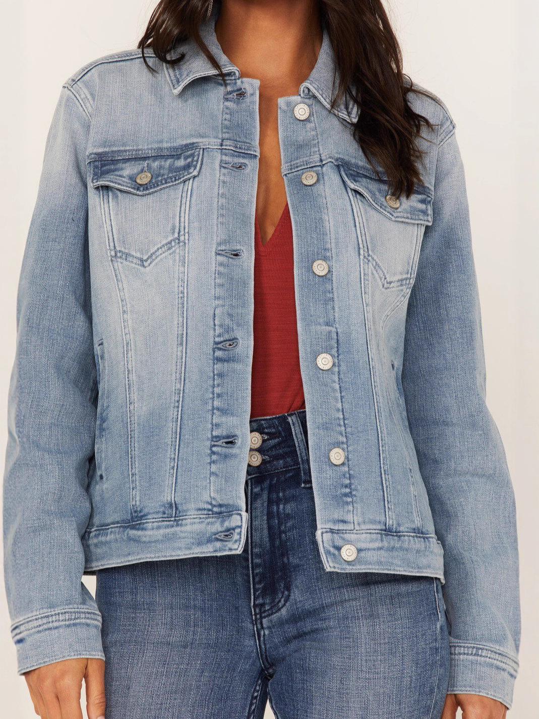 Timeless Light Wash Relaxed Denim Jacket for Effortless Style