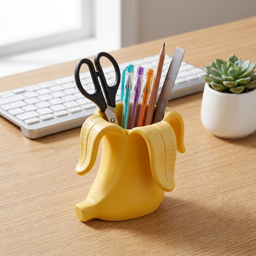 Adorable Fruit Desk Organizer - Fun & Functional Storage Solution