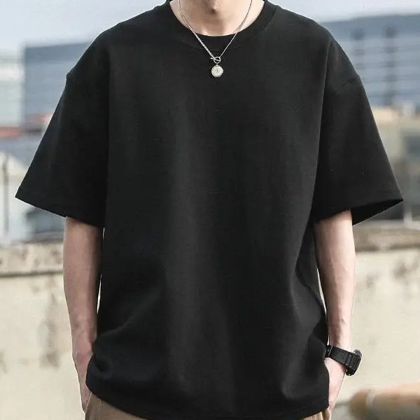 Ultimate Comfort Men's 100% Cotton Breathable Short-Sleeve Tee