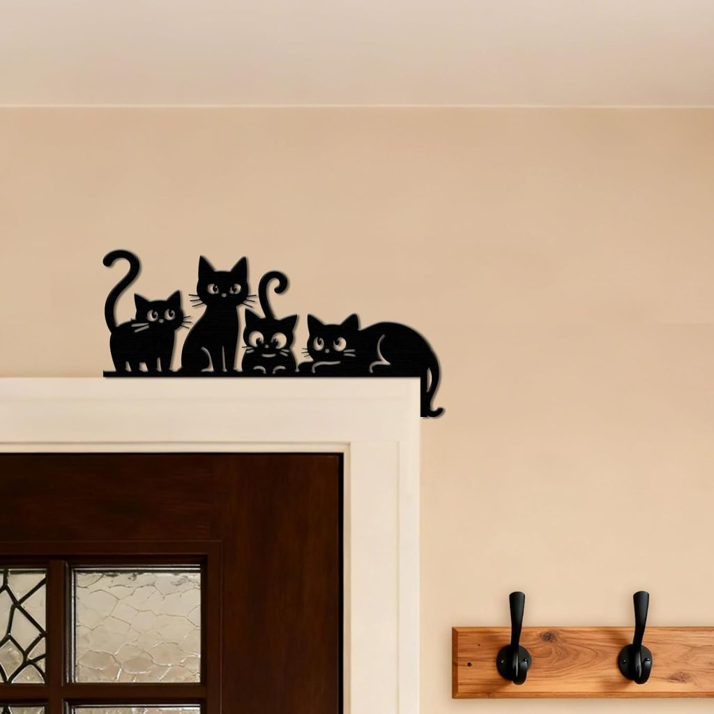 Adorable Cat Metal Wall Art - Perfect for Animal Lovers!