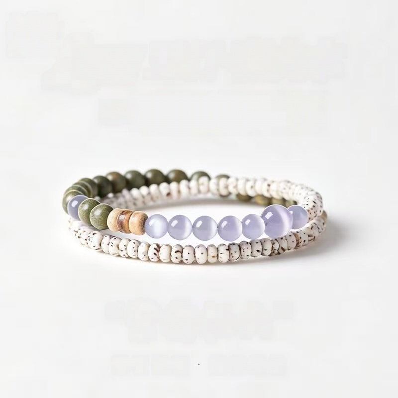 Natural Verawood Bodhi Seed Bracelet – Embrace Serenity and Style