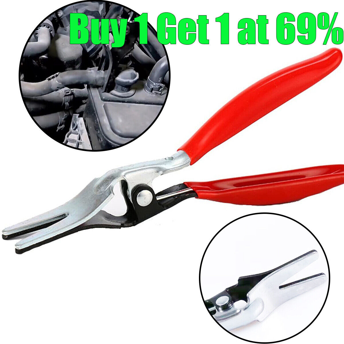 Angled Separator Pliers for Easy Tube & Hose Removal
