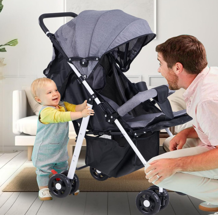Ultra-Lightweight Foldable Baby Stroller - Perfect for Travel