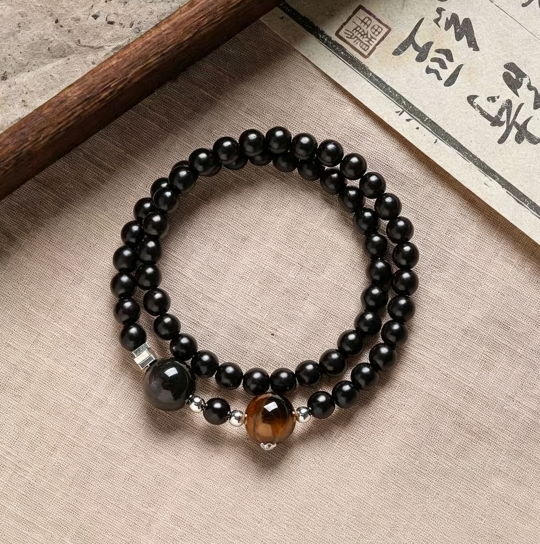 Empowering Tiger's Eye Beaded Bracelet for Women