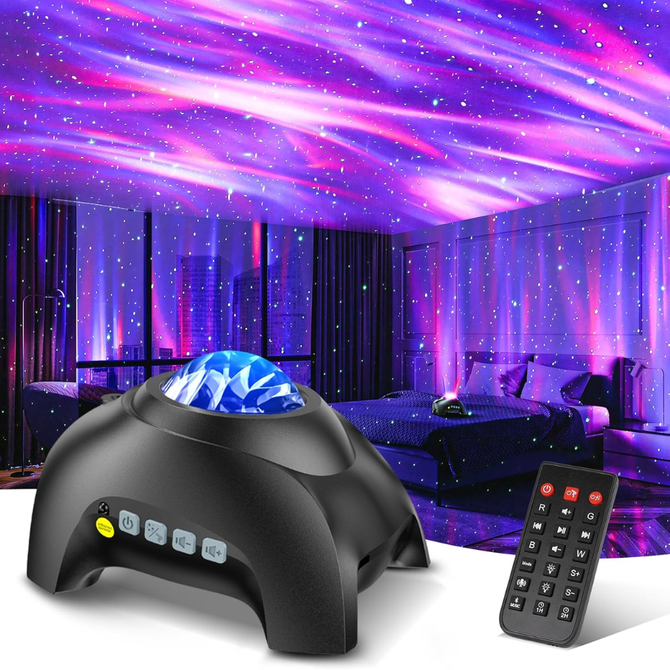 Northern Galaxy Aurora Projector - 33 LED Light Effects & Bluetooth Speaker